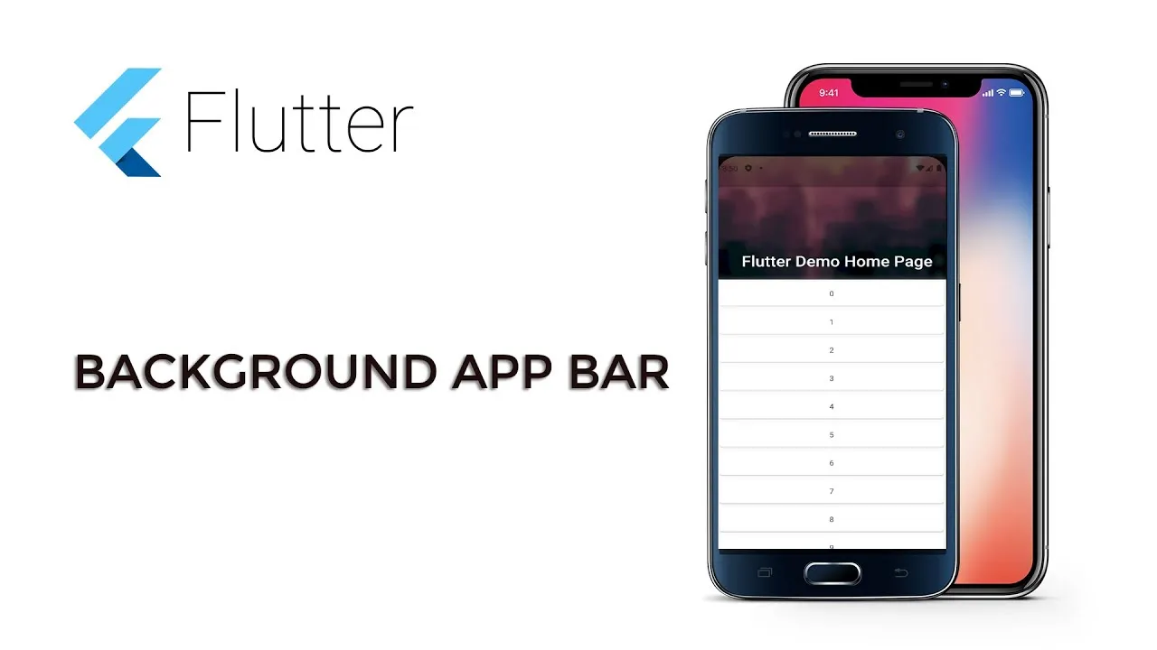 Flutter Tutorial: How To Add A Background Image To AppBar