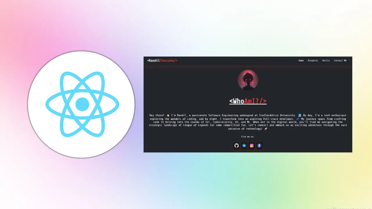 React Dev Portfolio: Showcase Your Projects with React