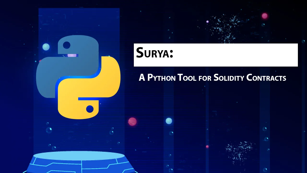 Surya: A Python Tool for Solidity Contracts