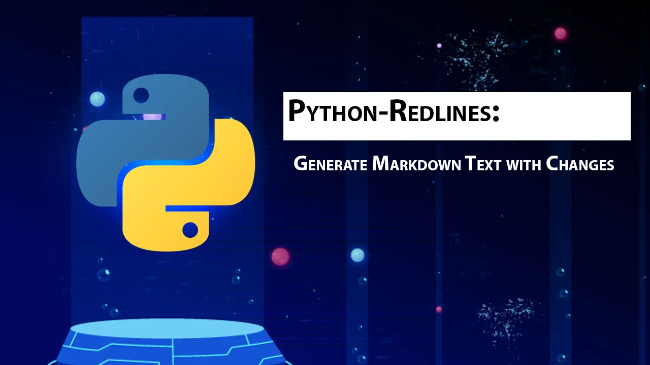 Python-Redlines: Generate Markdown Text with Changes