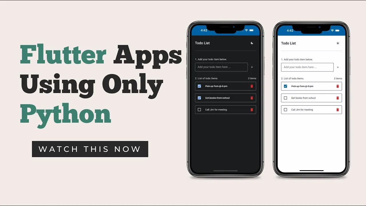 Build a Mobile Todo App Using Python and Flet