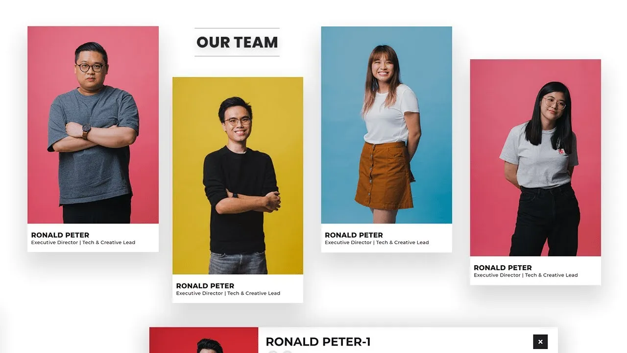 How To Build An Our Team Section With HTML CSS And JQuery