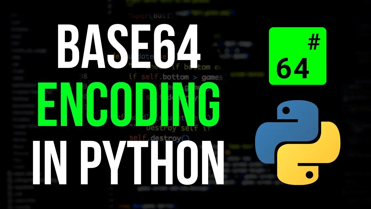 Base64 Encoding Binary Files in Python