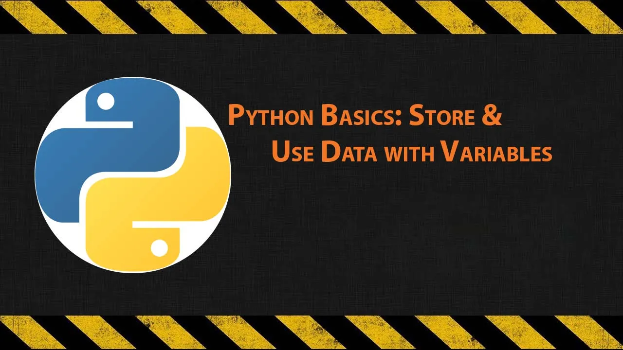 Python Basics: Store & Use Data with Variables