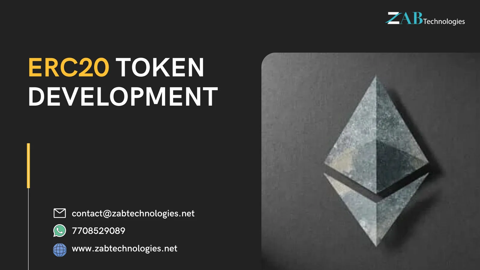 ERC20 Token Development Company | Ethereum Token Development Services