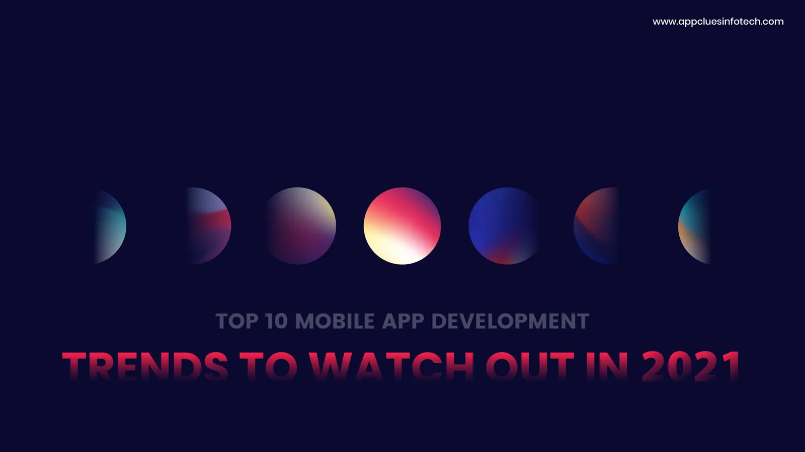 Top Mobile App Development Trends To Watch Out in 2021