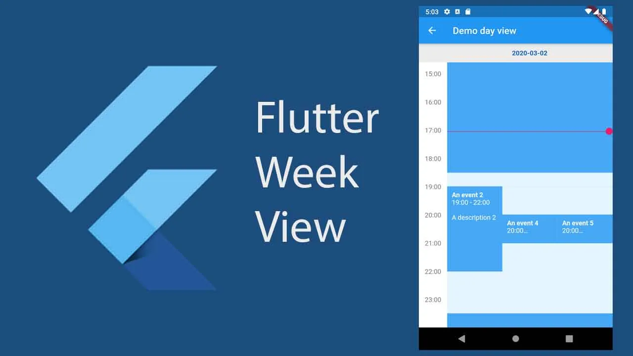 Flutter Week View Is Highly Inspired