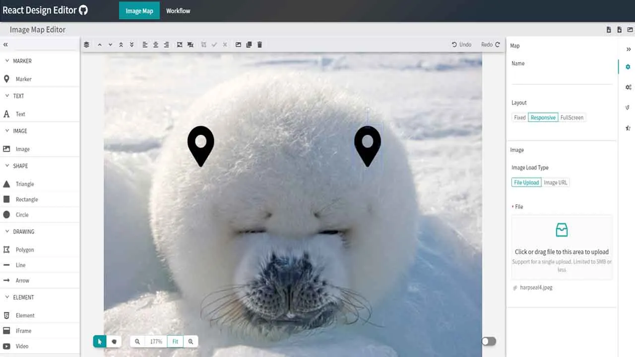 React Design Editor is a Module for React
