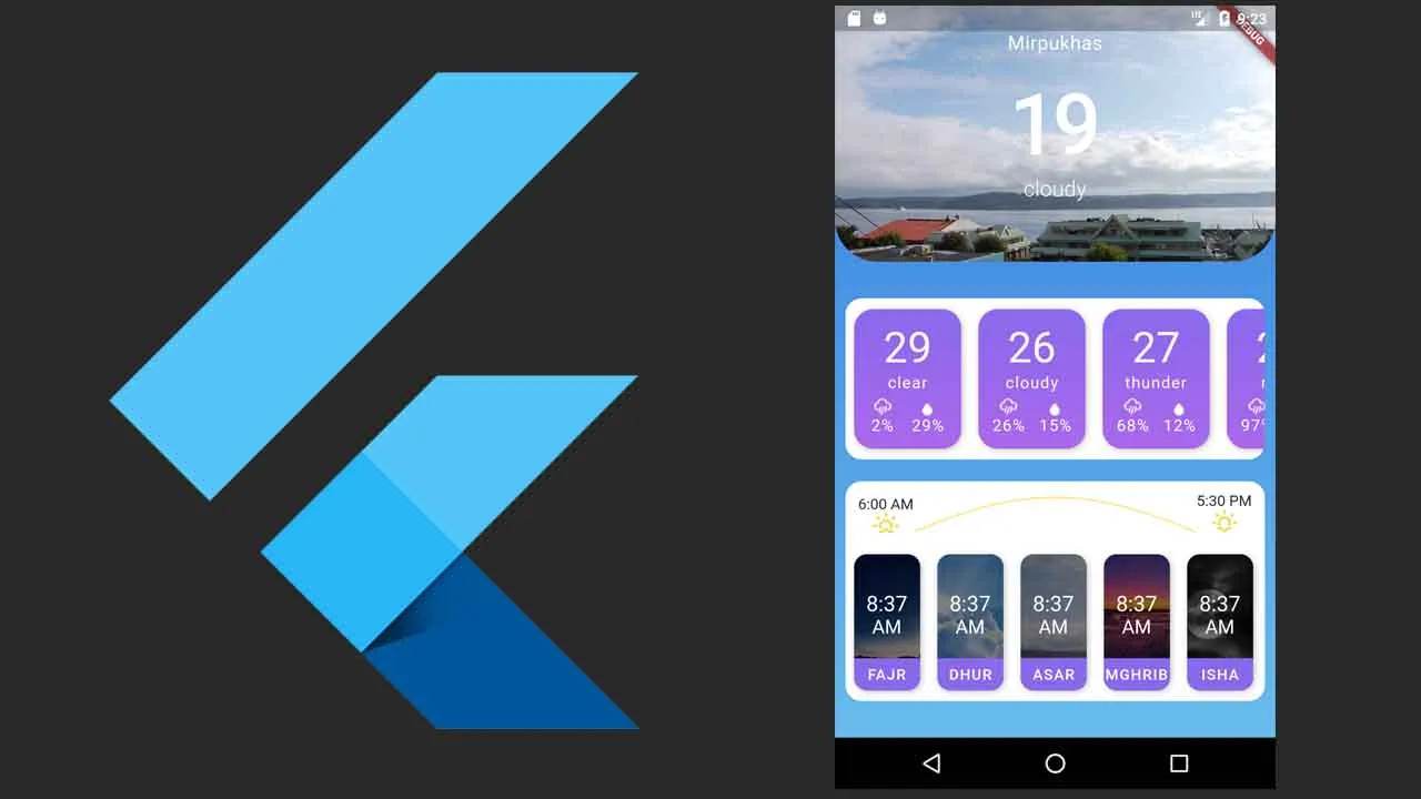 A Weather App Created with Flutter