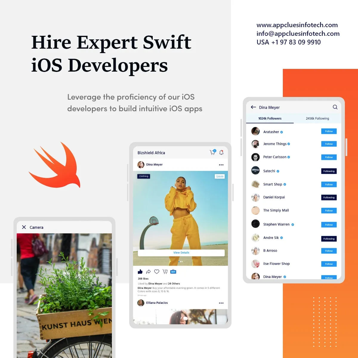 Hire Expert Swift iOS App Developers in USA