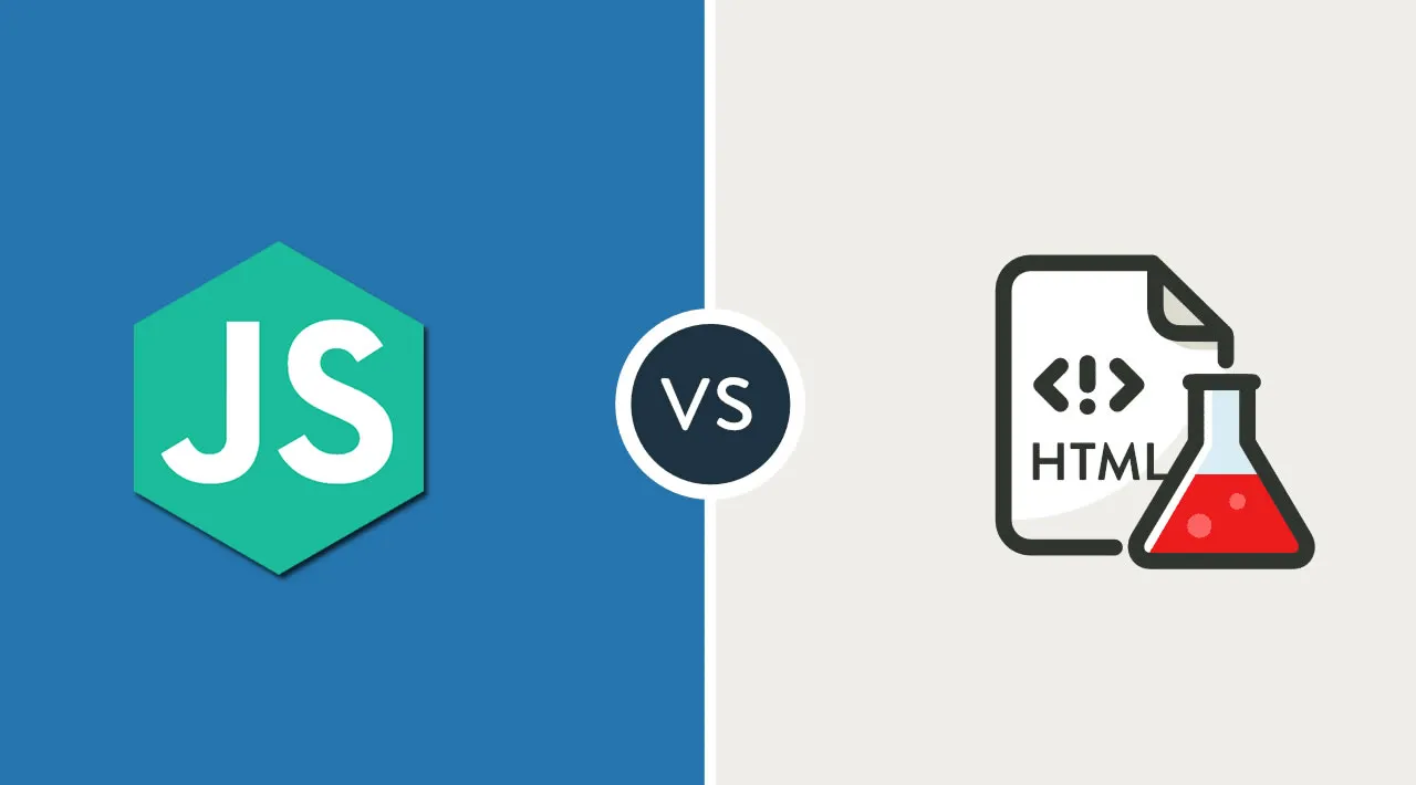 HTML vs. JavaScript