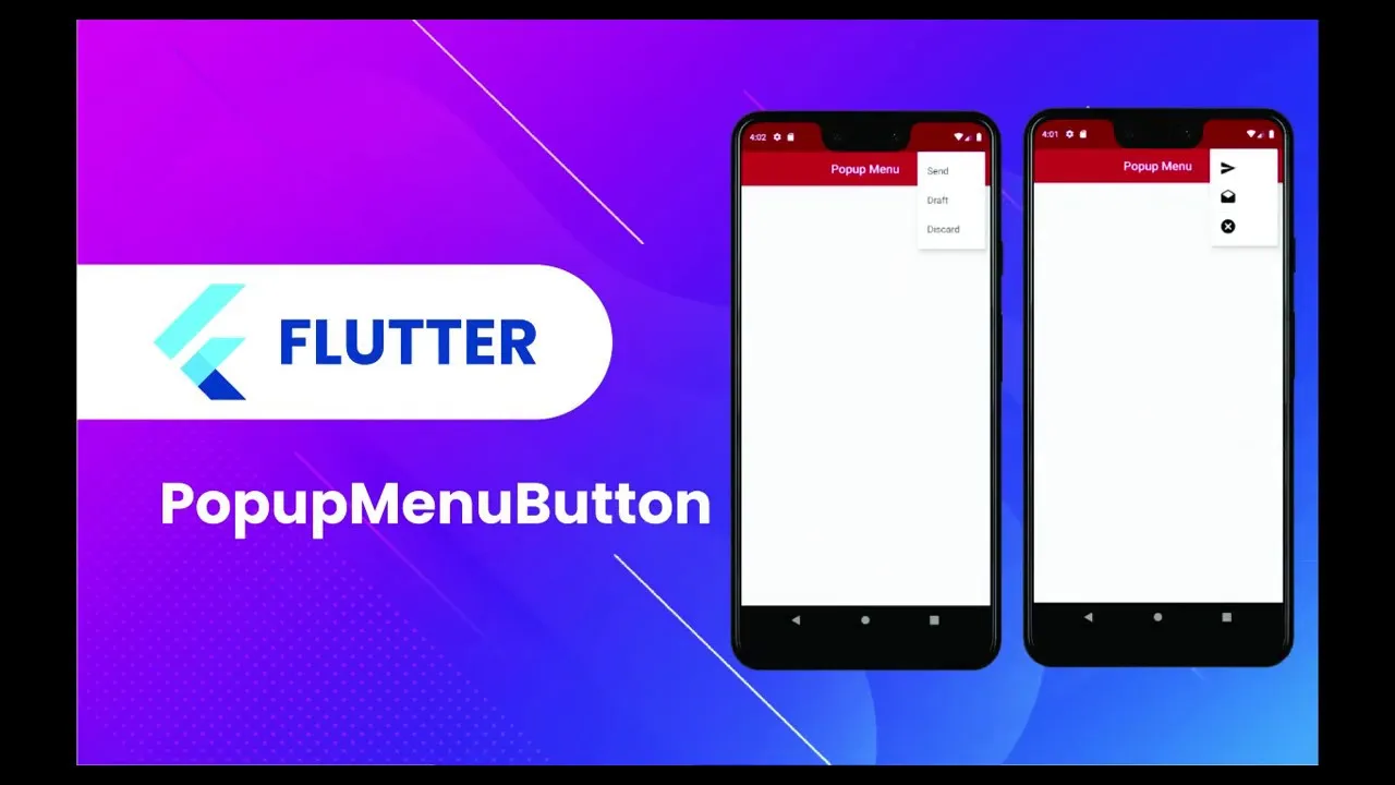 PopupMenuButton in Flutter!