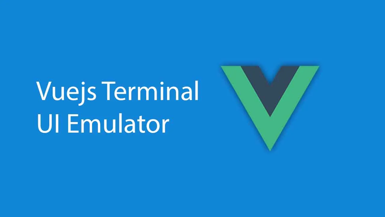 Terminal UI Emulator VueJS Component