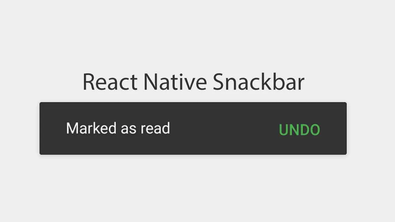Material Design "Snackbar" Component for Android and IOS