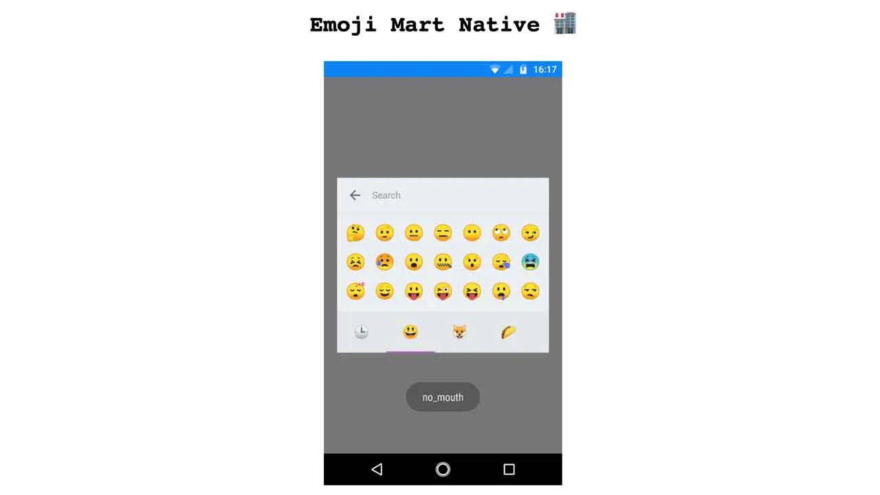 Emoji Mart Native Is A Slack-like Customizable