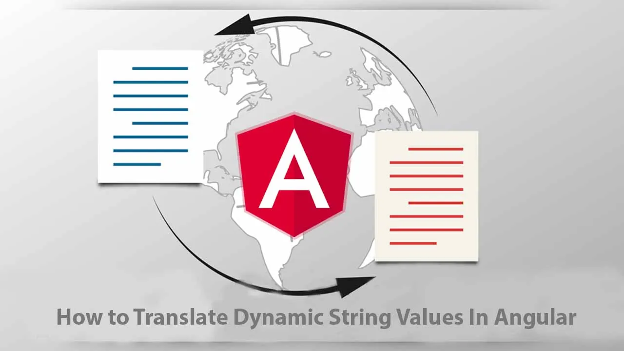 How to Translate Dynamic String Values In Angular