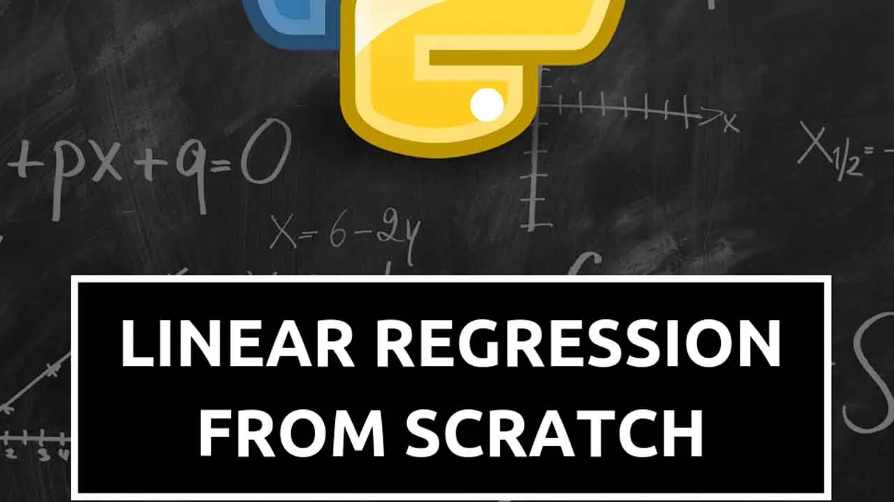 Linear Regression from scratch in Python