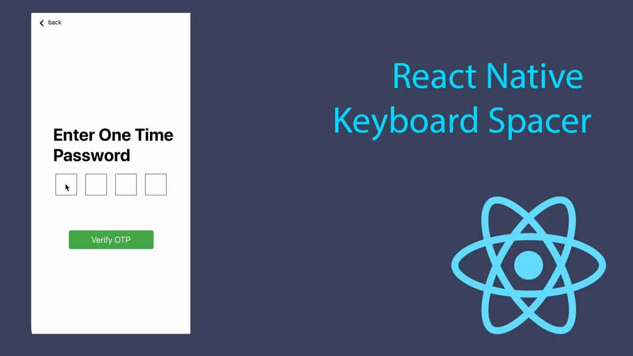 React Native Keyboard View Space