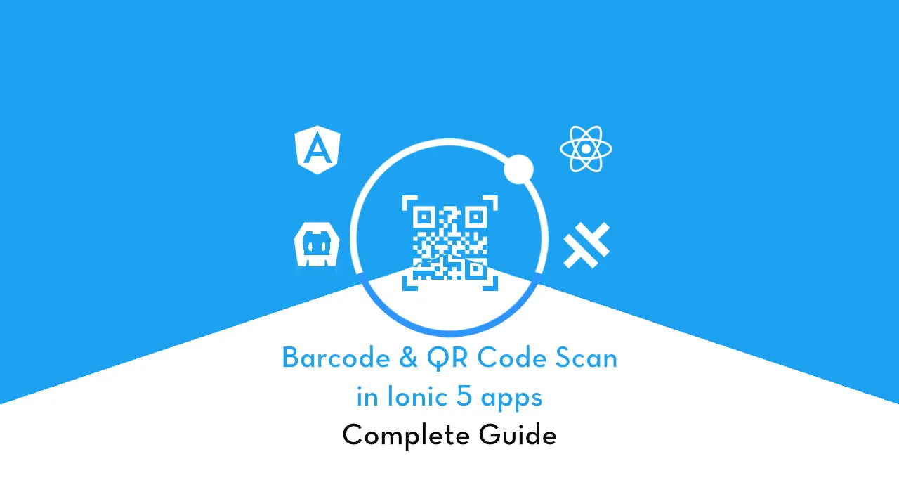 Ionic 5 QR Code Scanner with ZBar Barcode Tutorial