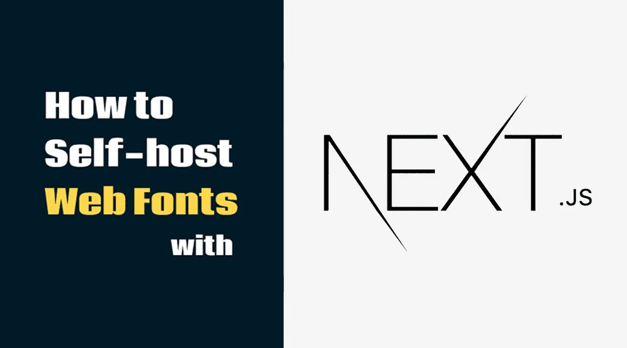 How to add Self-Hosted Fonts to a Next.js App
