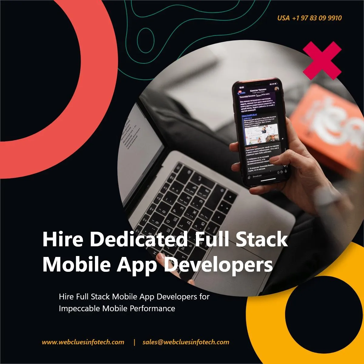 Hire Dedicated Mobile App Developers - WebClues Infotech