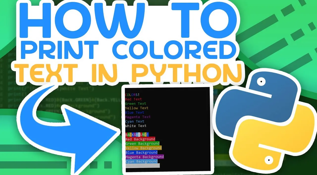 How to Print Colored Text in Python