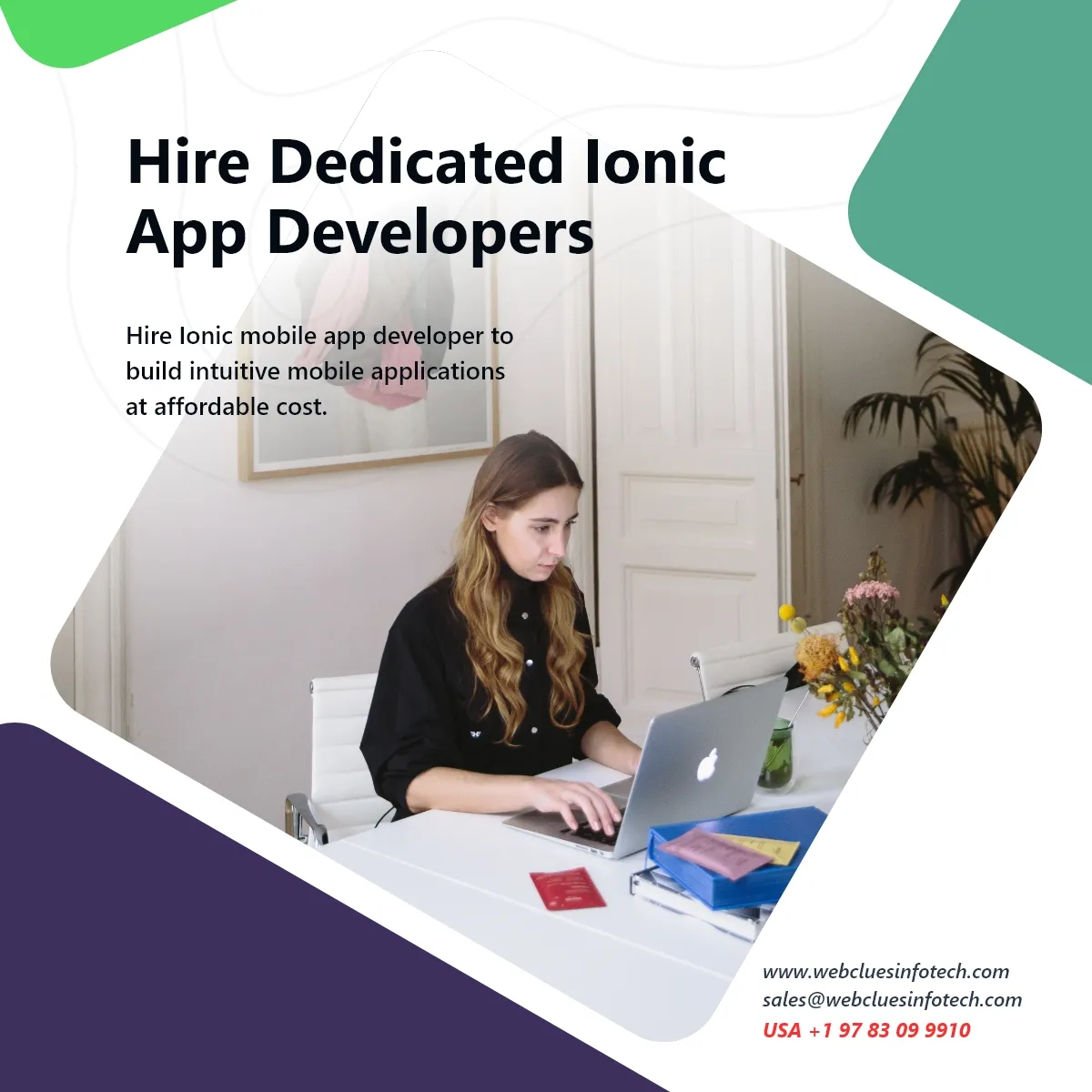 Hire Dedicated Ionic App Developers - WebClues Infotech