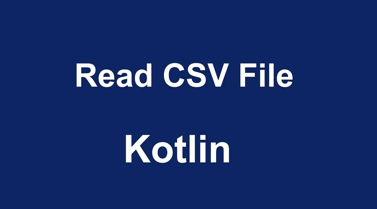 Reading and Writing CSV Files in Kotlin with Apache Commons