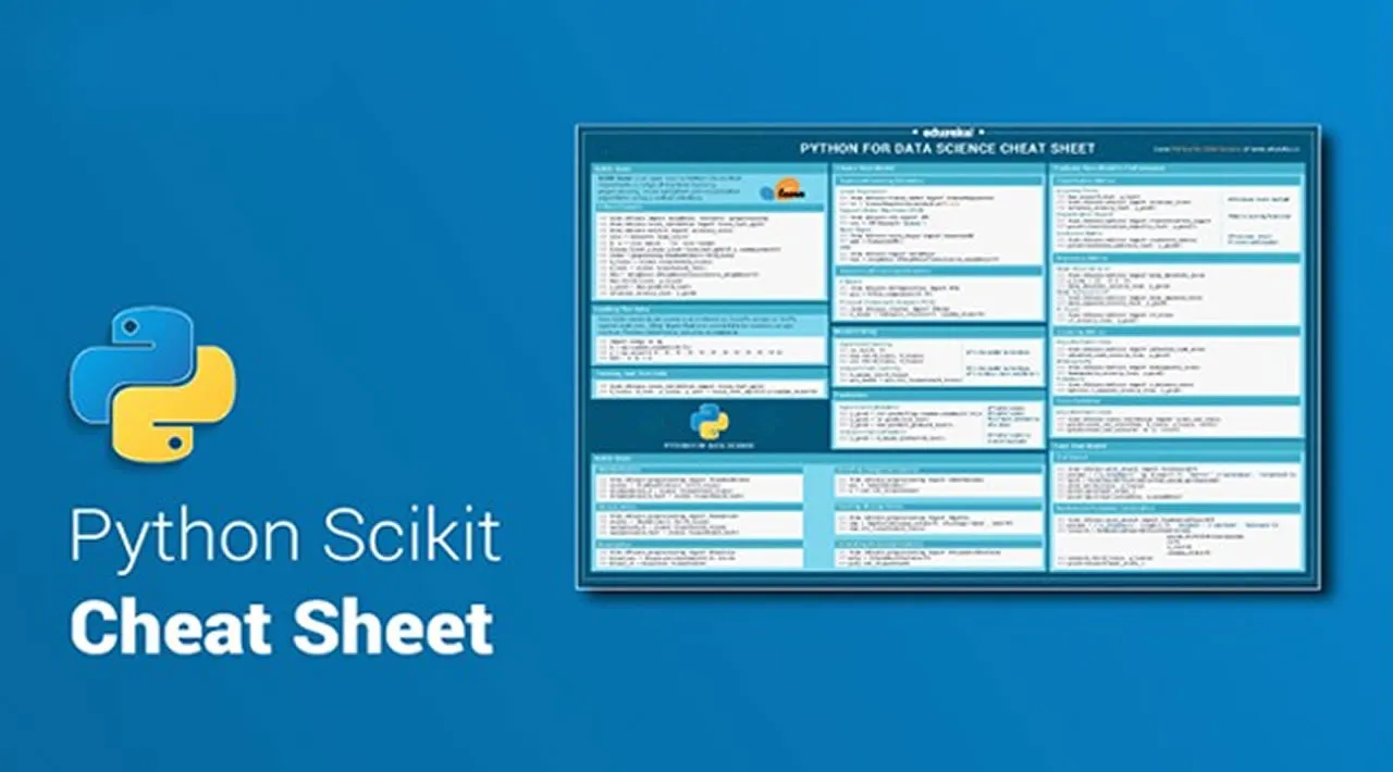 Scikit-Learn Cheat Sheet 2021, Python for Data Science