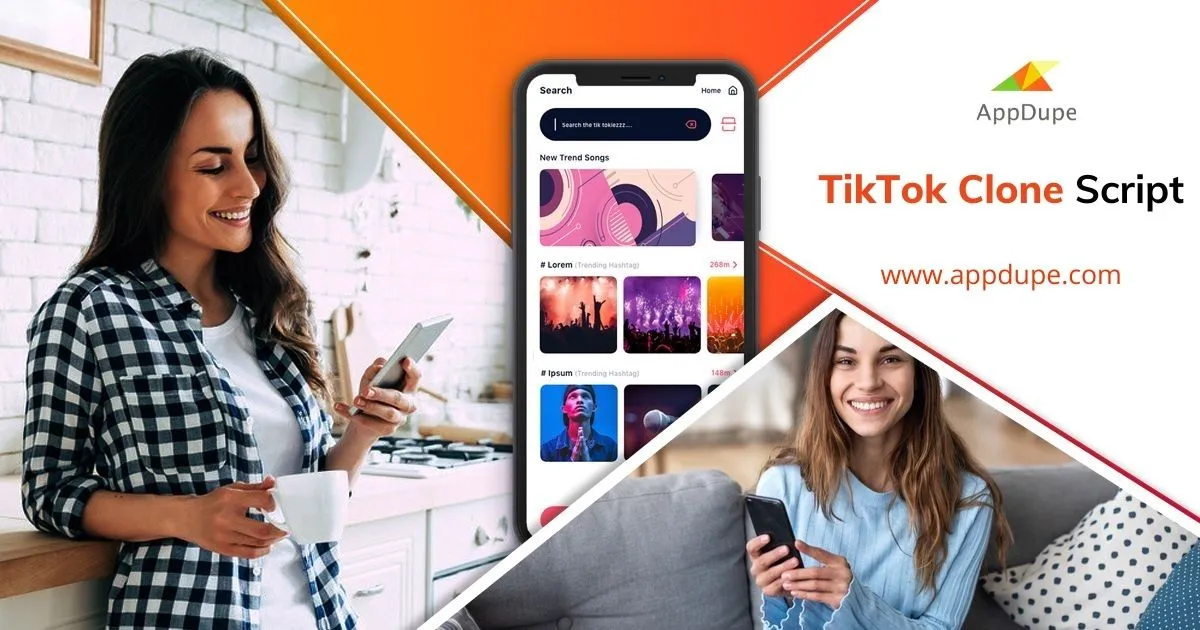 The TikTok Clone App helps to easily capture a large user base