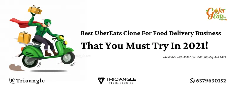 Ubereats Clone | Best UberEats Clone Script With 30% Offer