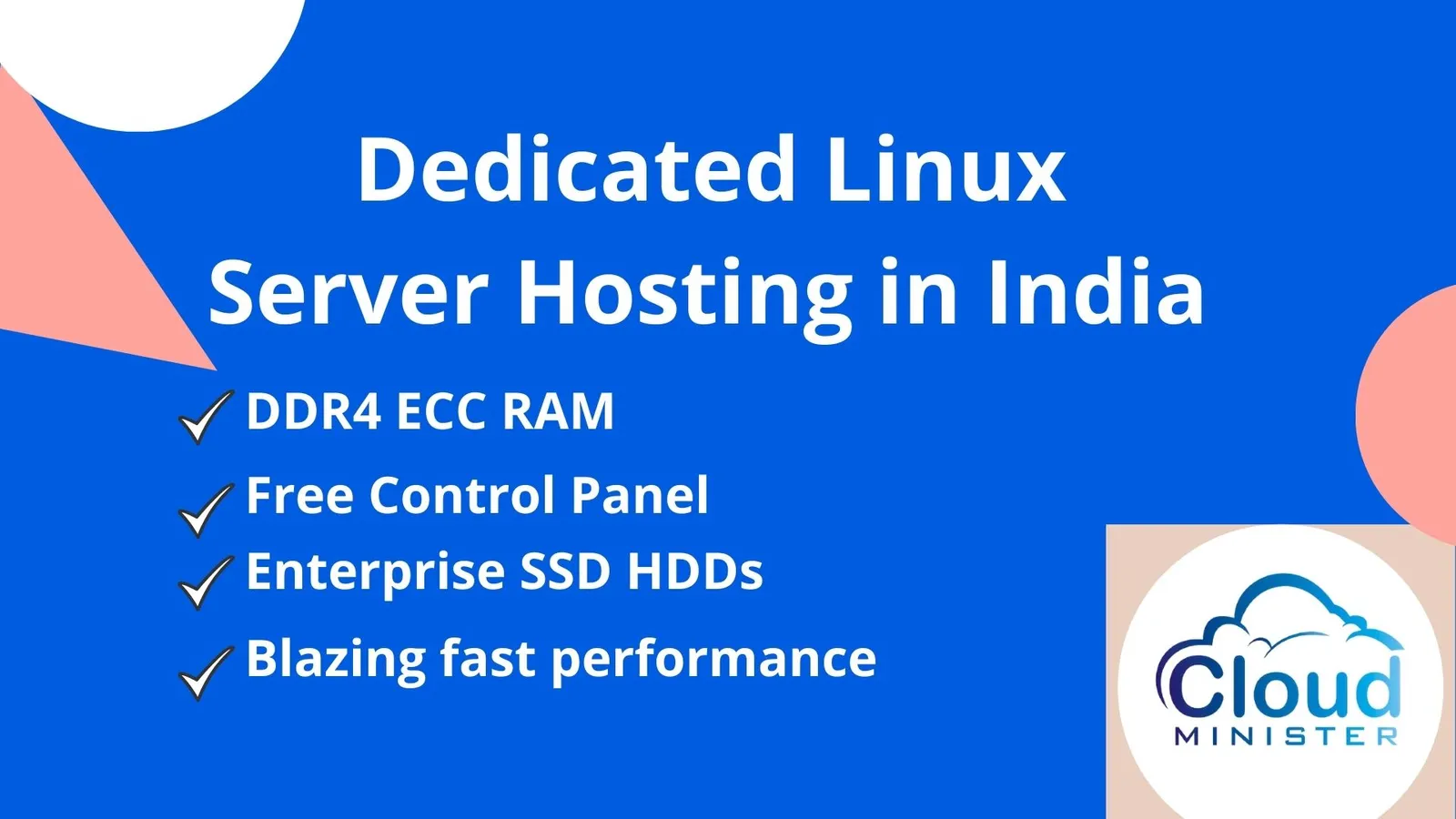 Linux Dedicated Server Hosting - Cloudminister