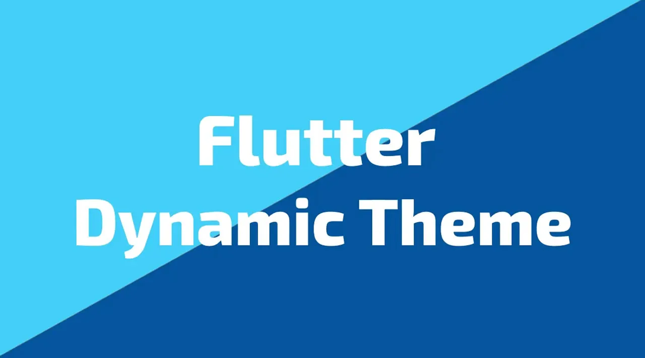 Flutter Animated Theme Switcher