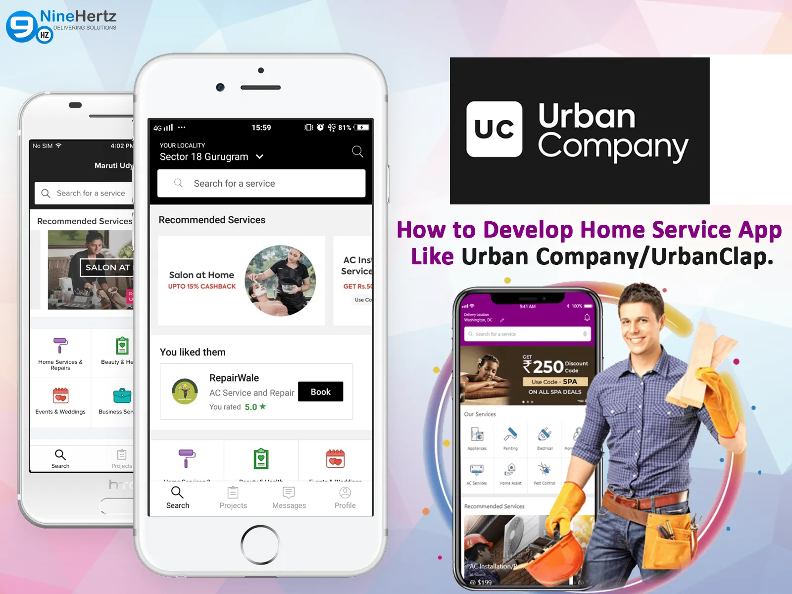 How to develop app like urban company