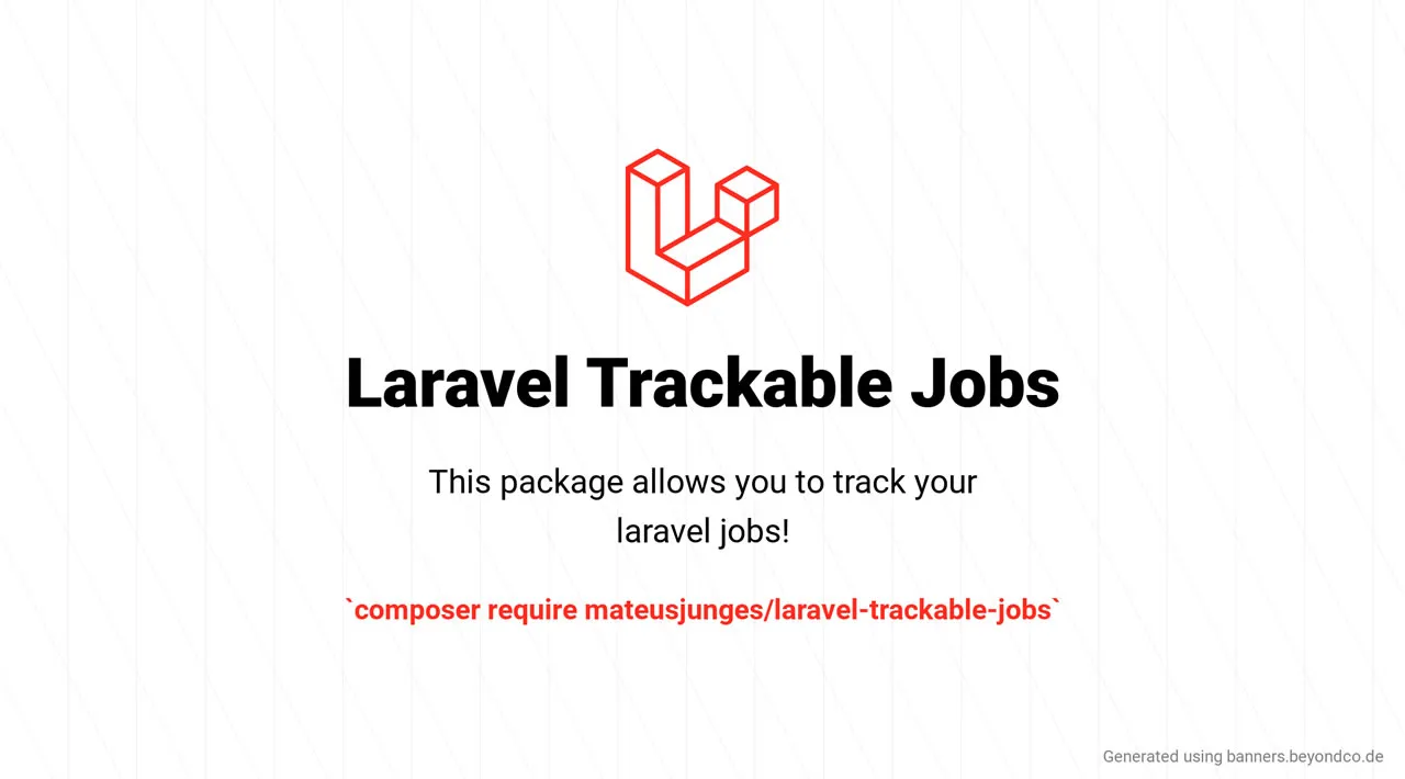 Trackable Jobs for Laravel