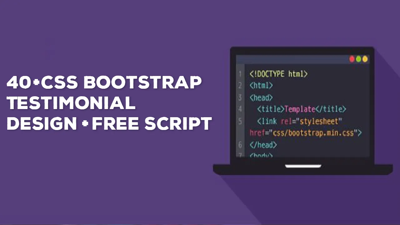 40+ CSS Bootstrap Testimonial Design + Free Script
