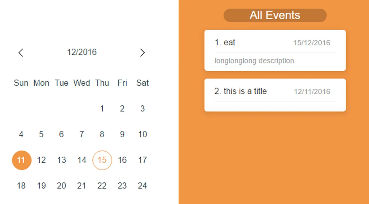 Adding A Simple Calendar to Our Vue App with Vue2-simple-calendar