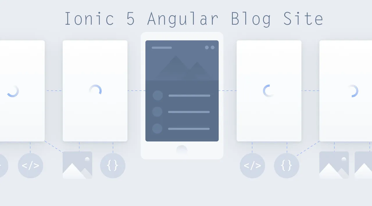 Create Ionic 5 Angular Blog Site using WordPress REST API 