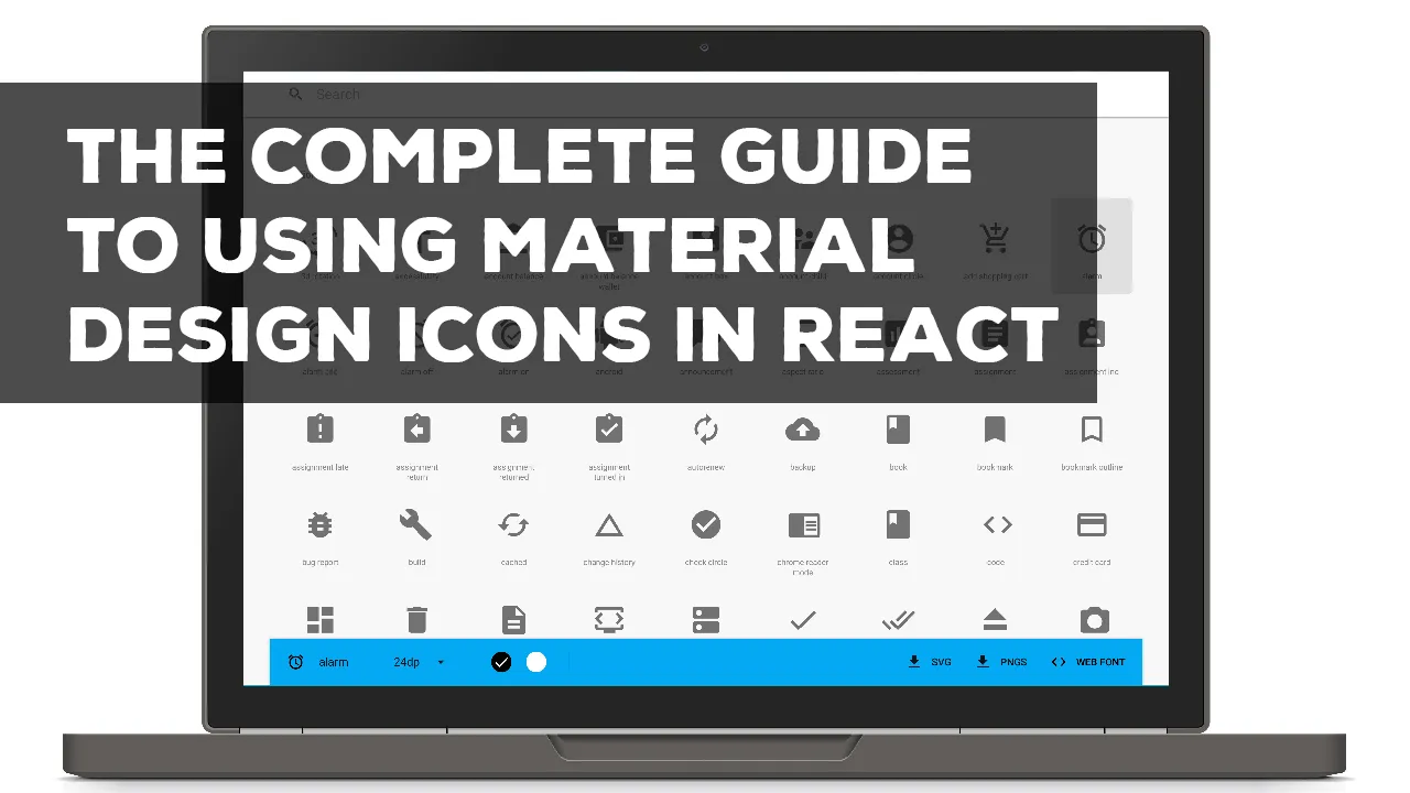The Complete Guide to using Material Design Icons in React