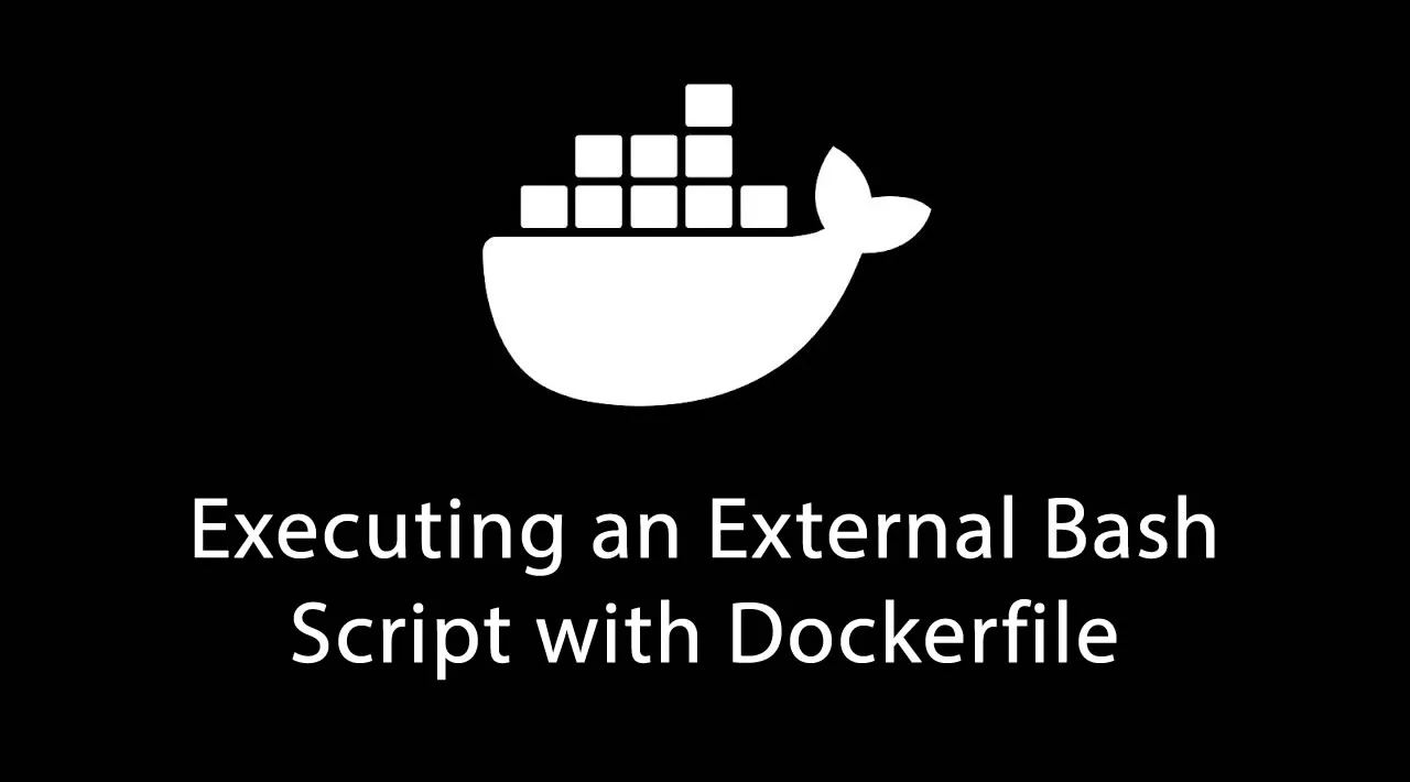 Executing an External Bash Script with Dockerfile