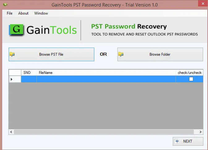 PST Password Recovery Tool – to remove and reset PST file password