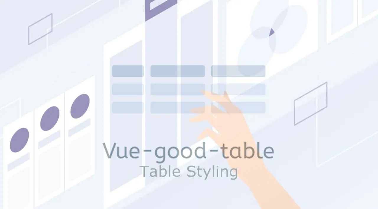 vue-good-table — Table Styling