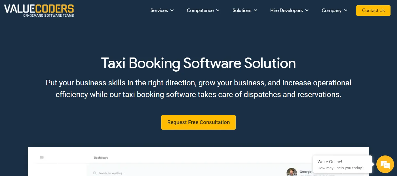 Taxi Dispatch Software/ System | White Label Taxi App