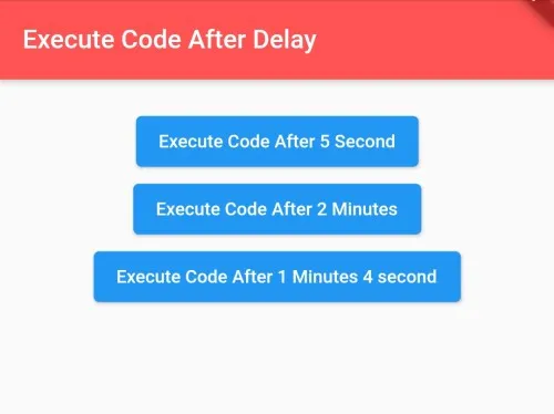 How to Run Code After Time Delay in Flutter App