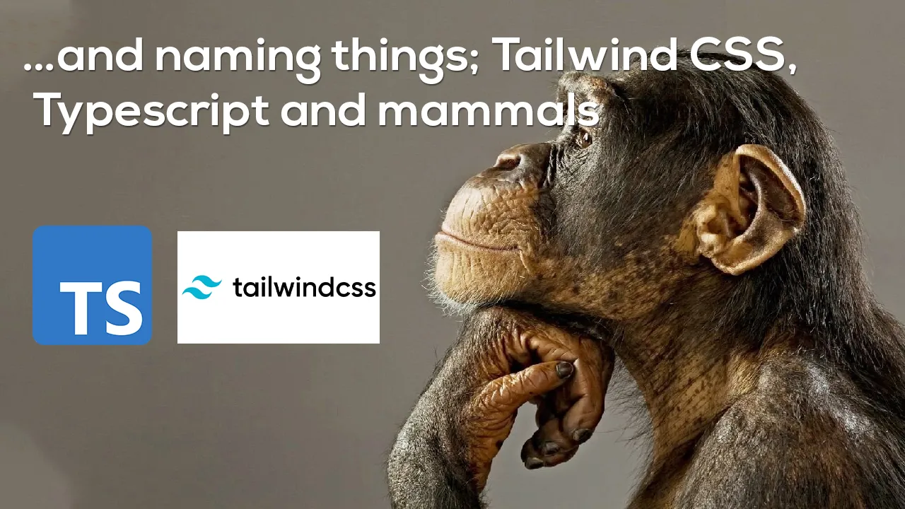 …and naming things; Tailwind CSS, Typescript and mammals