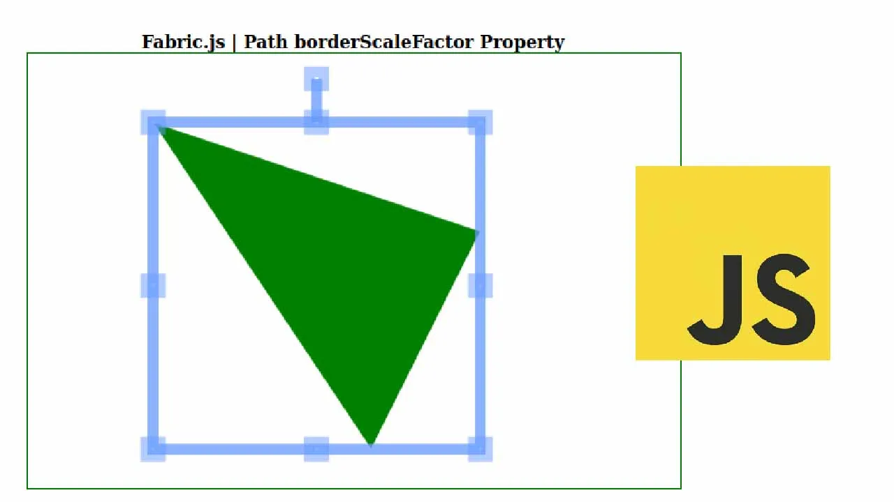 Fabric.js Path borderScaleFactor Property