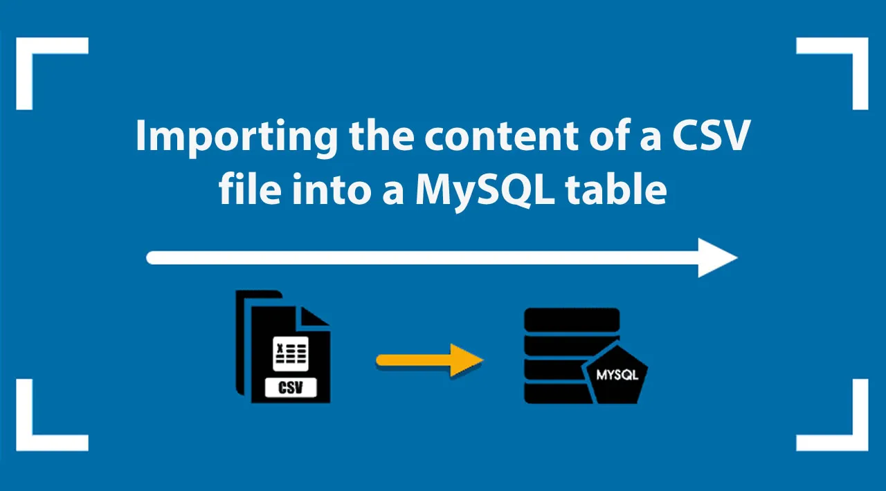 Importing the content of a CSV file into a MySQL table
