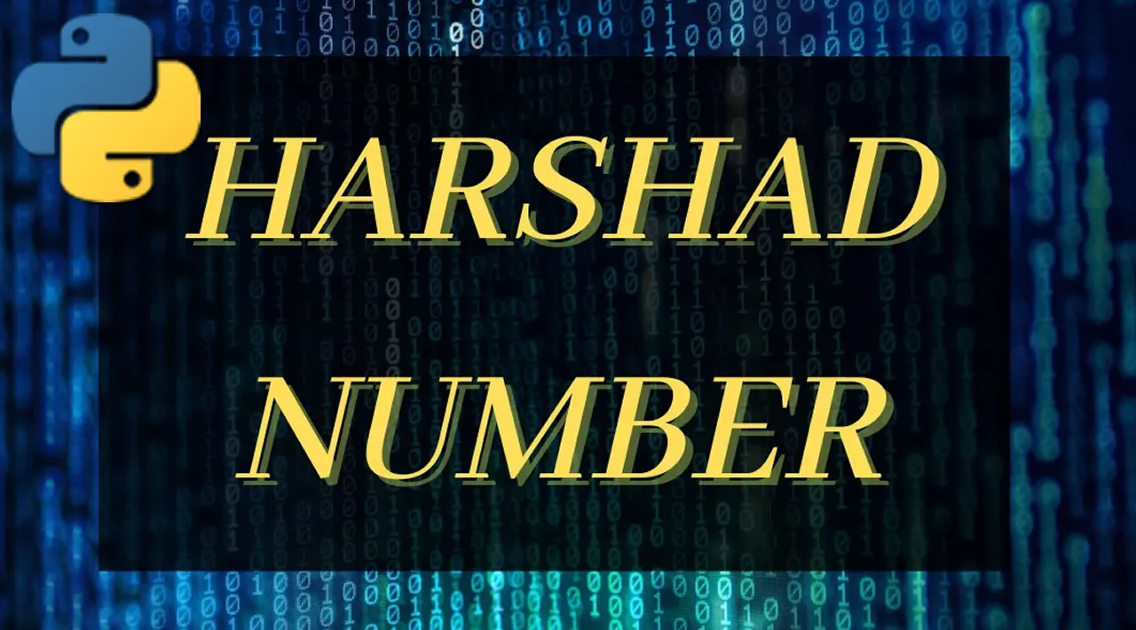 Harshad Number in Python - Easy Implementation