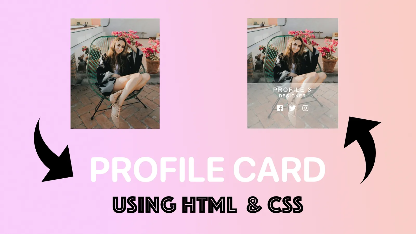 Glassmorphism UI Profile Card using HTML & CSS | CSS Glassmorphism Card Design