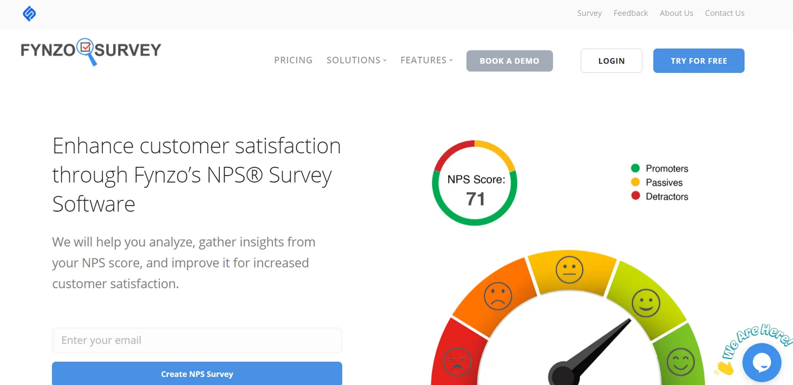 
            Net Promoter Score Software | Create NPS Surveys | Fynzo            
        